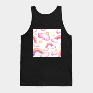 Rainbows and stars Tank Top